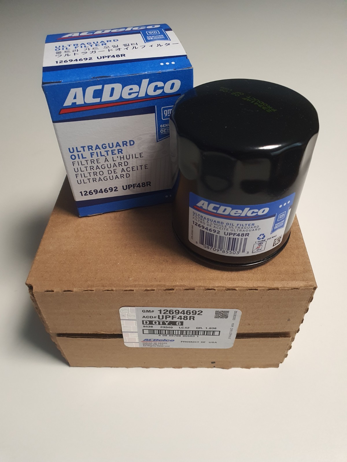 AC Delco UPF48R Ölfilter für GM LS Motoren